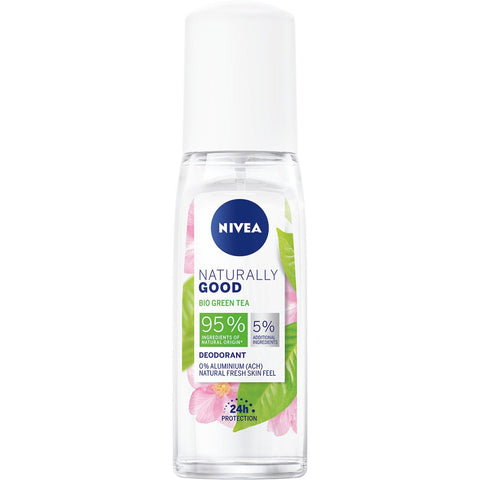 Nivea Deodorante Naturally Good Green Tea 24H Vapo 75 Ml