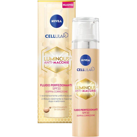 Nivea Fluido Luminous 630° Anti-macchie SPF20 40 Ml