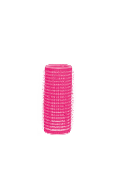 Xanitalia Pro bigodini in velcro rosa diametro 25 mm confezione da 12 pezzi