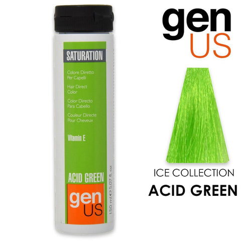Genus Saturation Acid Green Colore Diretto 150 Ml