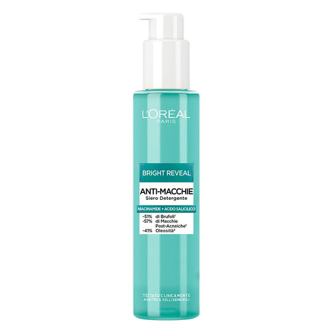 L'Oréal Bright Reveal Anti-Macchie Siero Detergente 150 Ml