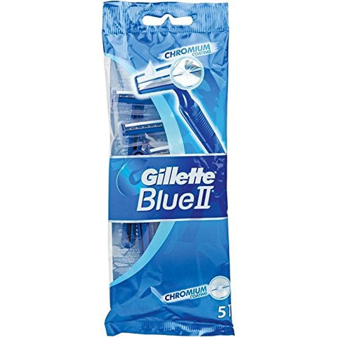 Gillette Blue II Plus Rasoio Usa e Getta 5 Pz