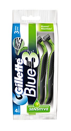 Gillette Rasoio Blue 3 Sensitive 4+1