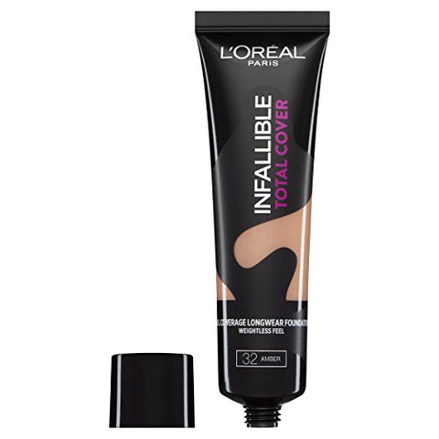 L'Oreal Paris Fondotinta Infallible Total Cover 32 Amber