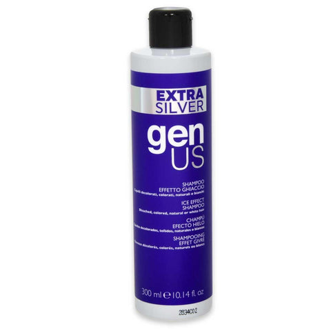 Genus Shampoo Extra Silver Effetto Ghiaccio 300 Ml