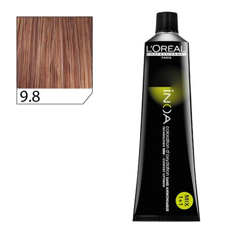 L'Oréal Inoa 9.8 Biondo Molto Chiaro Moca Tubo 60 Ml