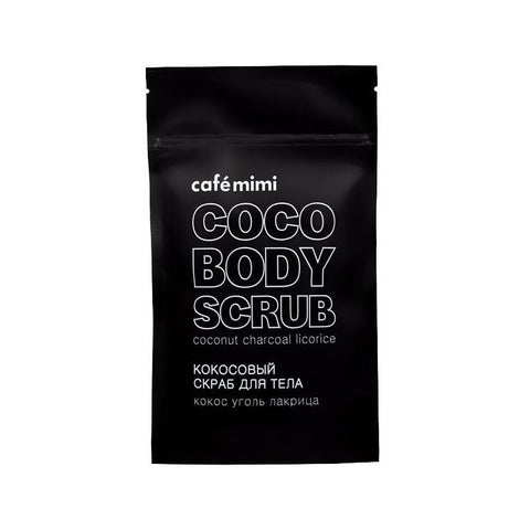 Cafè Mimi Scrub Corpo Detox Al Cocco Liquirizia & Carbone 150 g