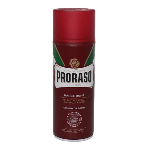 Proraso Schiuma Da Barba Rossa Barbe Dure 400 Ml