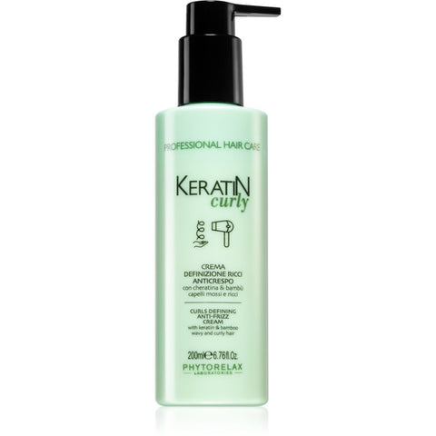 Phytorelax Keratin Curly Crema Definizione Ricci 200 Ml