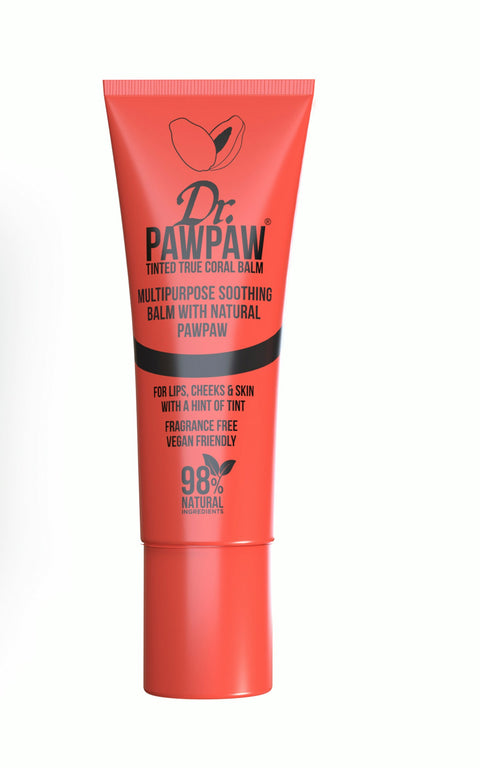 Dr.PawPaw Tinted Tinted True Coral Balm 98% Natural 10 Ml