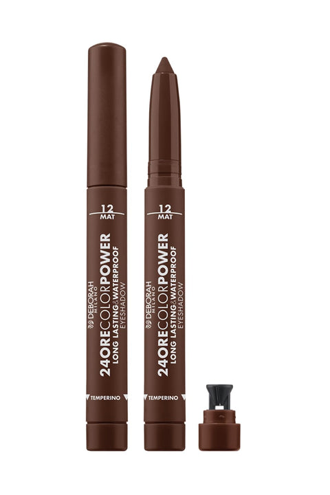 24H Color Power Eyeshadow Ombretto N°12 Brown