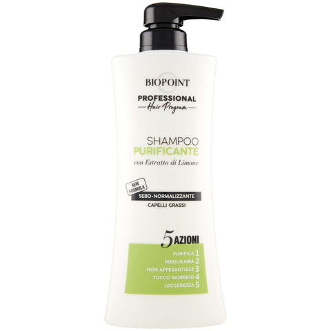 Biopoint Professional Shampoo Purificante 5 Azioni 400 Ml