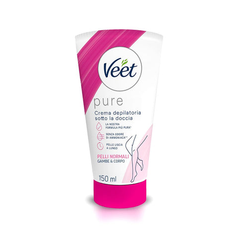 Veet Pure Crema Depilatoria Sotto La Doccia 150 Ml