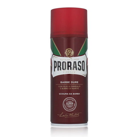 Proraso Schiuma Da Barba Rossa Barbe Dure 400 Ml