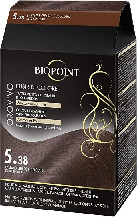 Biopoint Orovivo Elisir Di Colore 5.38 Castano Chiaro Cioccolato