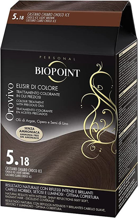 Biopoint Orovivo Elisir Di Colore 5.18 Castano Chiaro Choco Ice