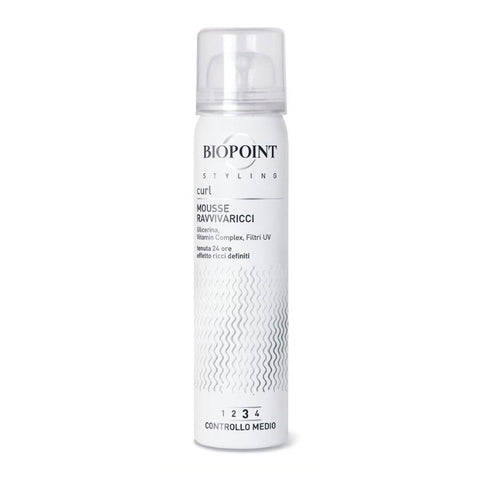 Biopoint Styling Mousse Ravvivaricci Controllo Medio 75 Ml