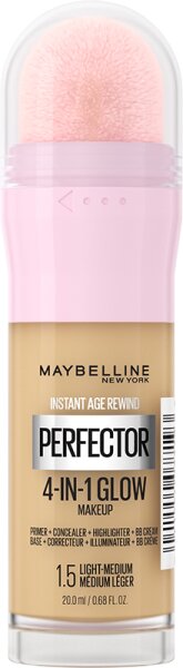 Maybelline Fondotinta Perfector 4 In 1 Glow 1.5 Light Medium