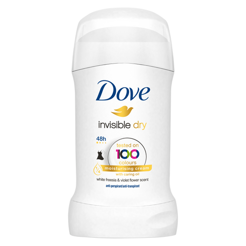 Confezione Dove Invisible Dry deodorante stick 40 ml
