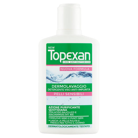 Topexan Dermolavaggio detergente viso anti-impurità pelli sensibili 150 ml
