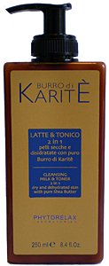 Phytorelax Latte Detergente & Tonico Con Burro Di Karitè 250 Ml