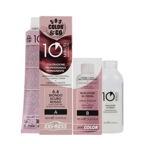 Alama S.O.S. Color & Go tinta capelli 10 minuti 6.6 Biondo Scuro Rosso