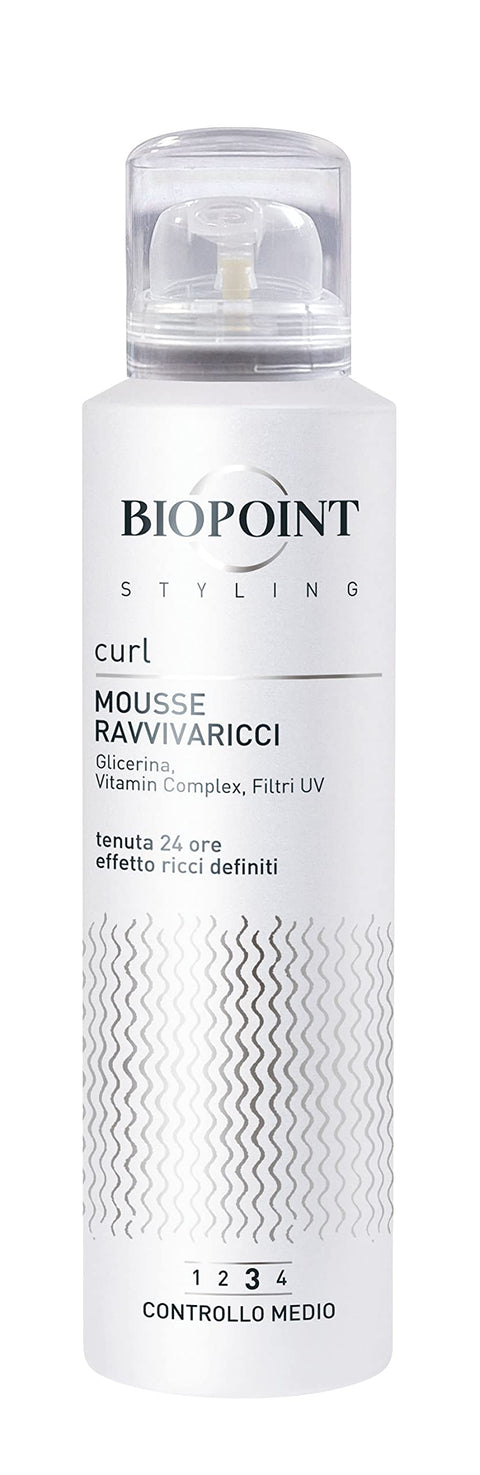 Biopoint Styling Mousse Ravvivaricci Controllo Medio 150 Ml