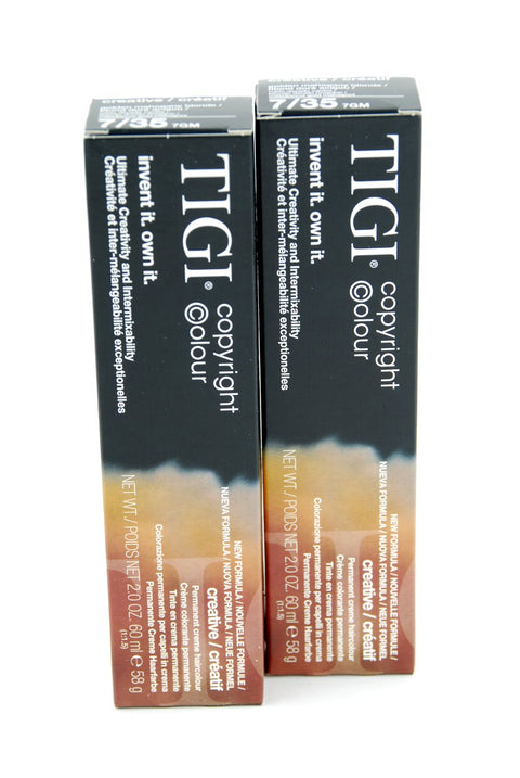 Tigi Creative 7/35 Golden Mahogany Blonde V2 Tubo 60 Ml