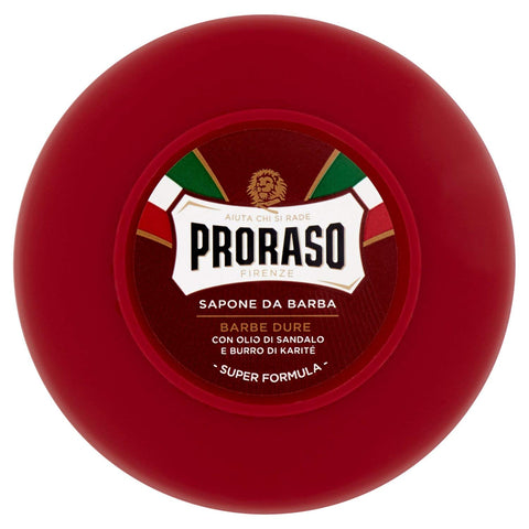 Proraso Sapone Ciotola Rossa Barbe Dure 150 Ml
