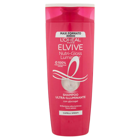 L'Oréal Paris Elvive Shampoo Nutri-Gloss Luminizer 400 Ml