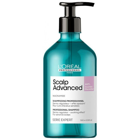 L'Oréal Scalp Adavnced Shampoo Discomfort 500 Ml New