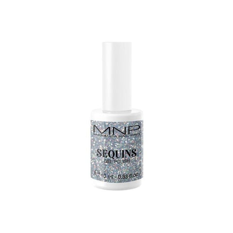 Mesauda MNP Sequins Gel Polish 301 White Rabbit 10 Ml