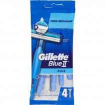 Gillette Blue II Plus Rasoio Usa e Getta 4 Pz