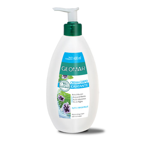 Geomar Crema Corpo Idratante Menta Acquatica 400 Ml