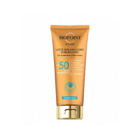 Biopoint Latte Solare Corpo Sublimante Spf 50 200 Ml