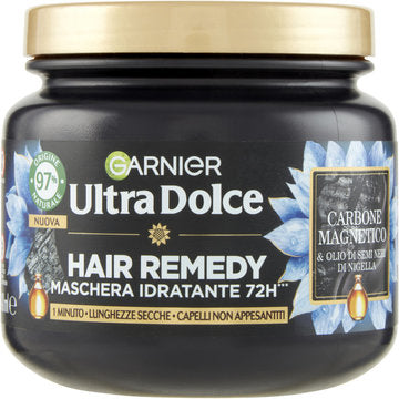 Garnier Ultra Dolce Maschera Idratante Carbone Magnetico 340 Ml