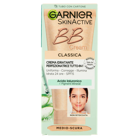 Garnier Skin Active BB Cream Anti-età Medio Scura 50 Ml