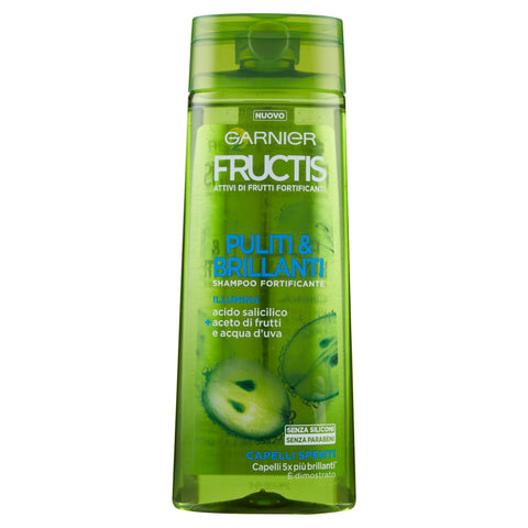 Garnier Fructis Shampoo Puliti & Brillanti 250 Ml