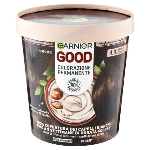 Garnier Good Colorazione Permanente Vegan 4.0 Castano Cioccolato