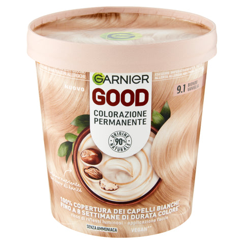 Garnier Good Colorazione Permanente Vegan 9.01 Biondo Vaniglia