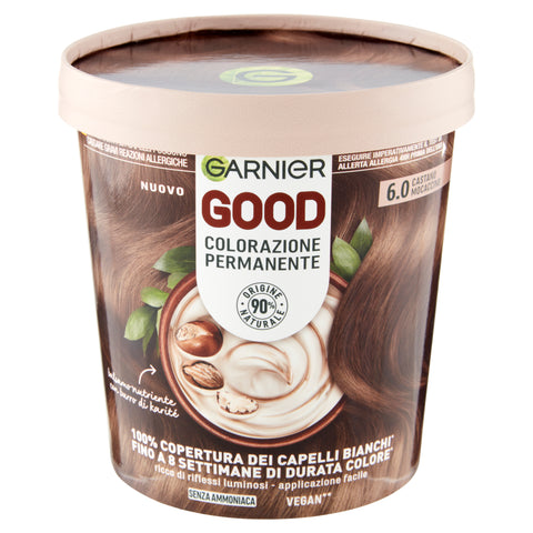 Garnier Good Colorazione Permanente Vegan 6.0 Castano Mocaccino