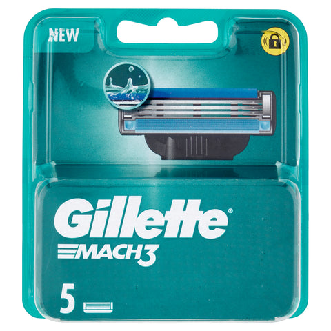 Gillette Mach 3 Lame Di Ricambio 5 Pz