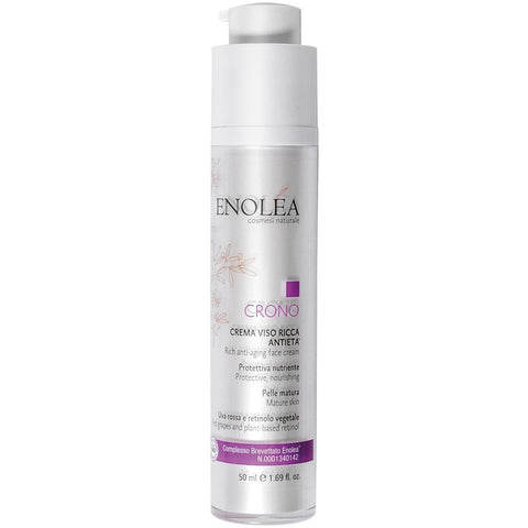 Enolea Crono Crema Viso Ricca Anti-Età Pelle Matura - 50 Ml