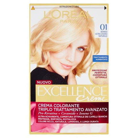 L'Oréal Paris Excellence Creme 01 Biondo Ultra Chiaro Naturale