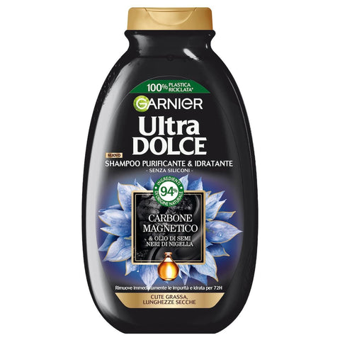 Garnier Ultra Dolce Shampoo Purificante Carbone Magnetico 250 Ml