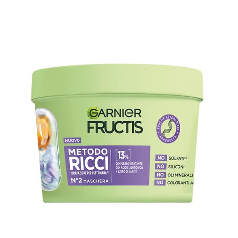 Garnier Fructis Metodo Ricci Maschera 200 Ml