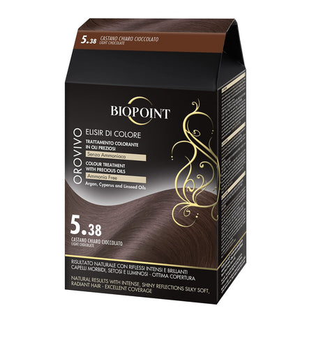 Biopoint Orovivo Elisir Di Colore 5.38 Castano Chiaro Cioccolato