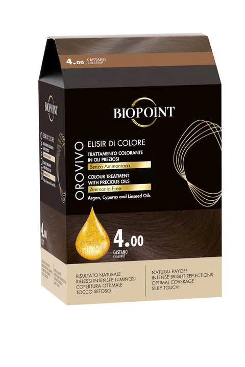 Biopoint Orovivo Elisir Di Colore 4 Castano
