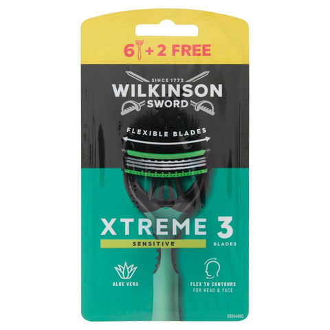Wilkinson Rasoio Xtreme 3 Sensitive 6+2 Pz
