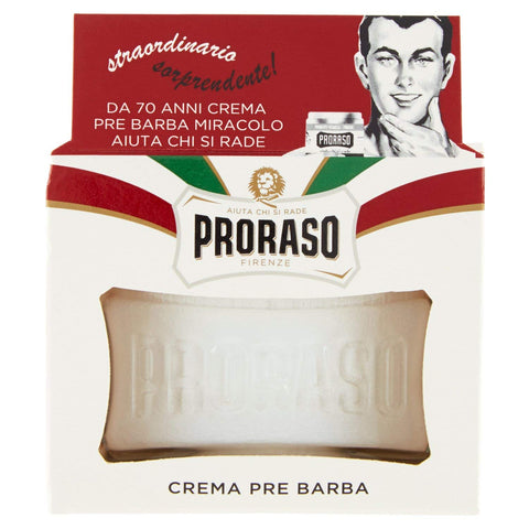 Proraso Crema Pre Barba Vaso Pelli Sensibili 100 Ml